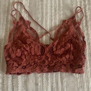 Burnt orange Free People Bralette